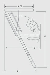 Attic Upgrade Ladder Aluminium 220